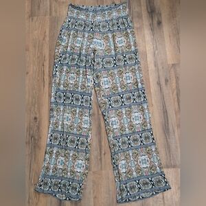 Joe Benbasset Pants Large Floral Multi-Color Boho